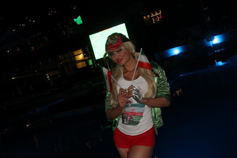 Myriam Klink Celebrating World Cup